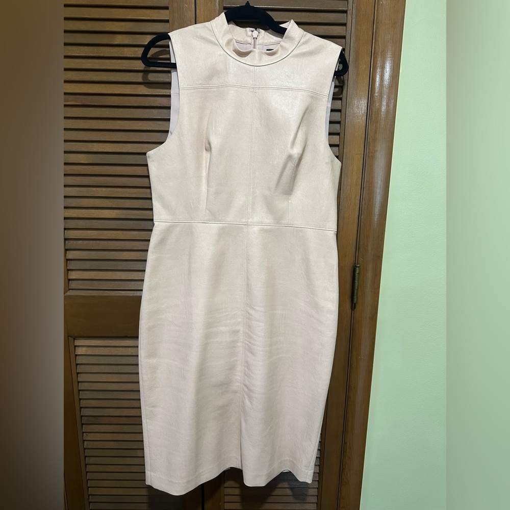 Blush BCBG dress - Some minor discoloration. LOOK AT PHOTOS
